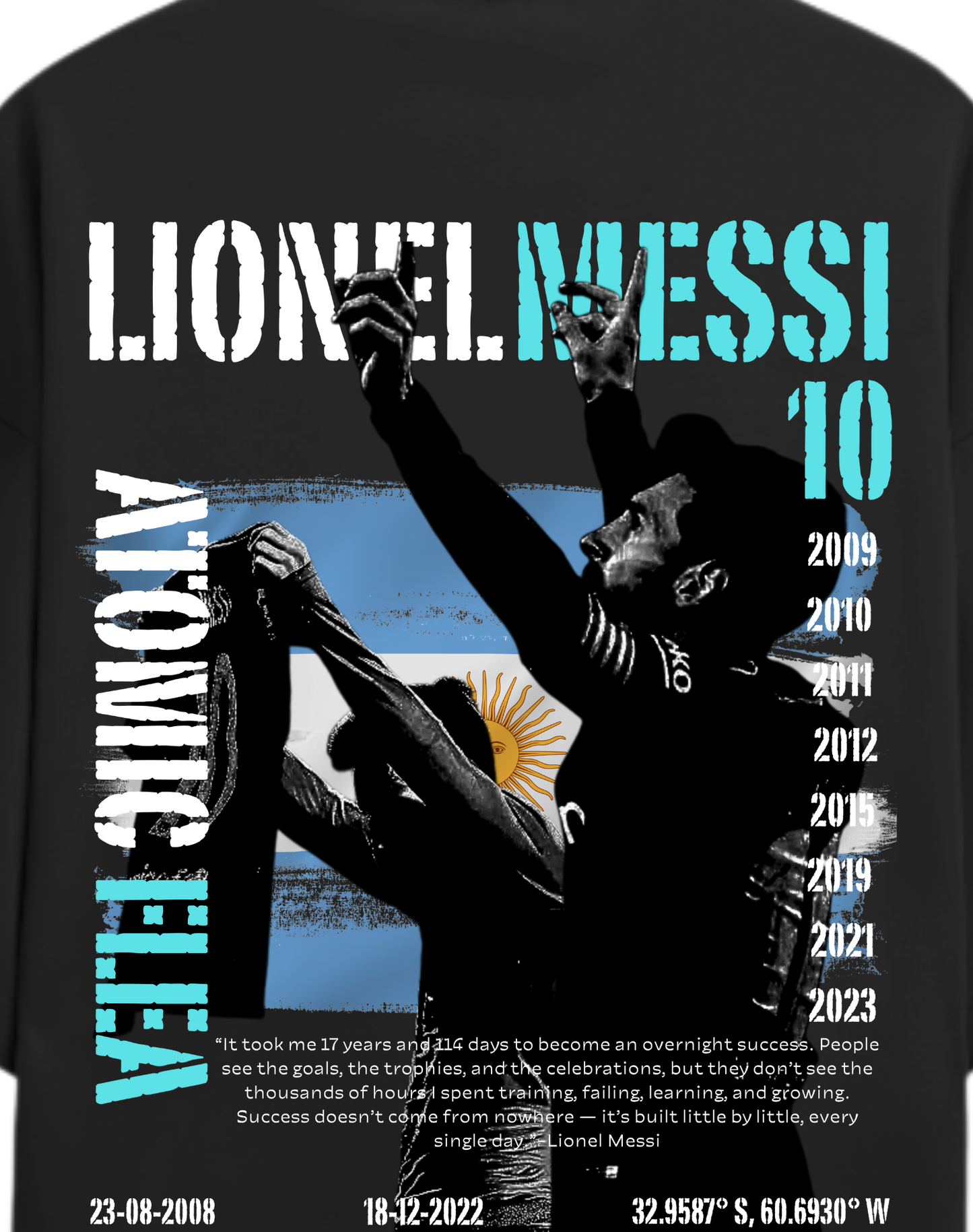 EMINENT LIONEL MESSI TEE [UNISEX] OVERSIZED