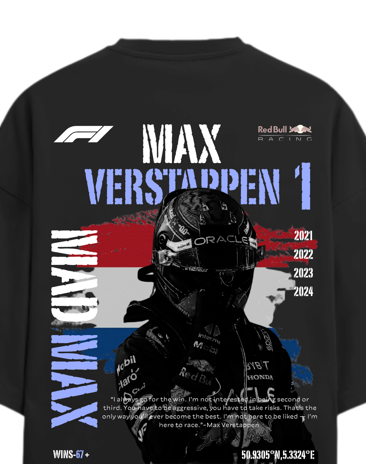 EMINENT VERSTAPPEN TEE [UNISEX] OVERSIZED